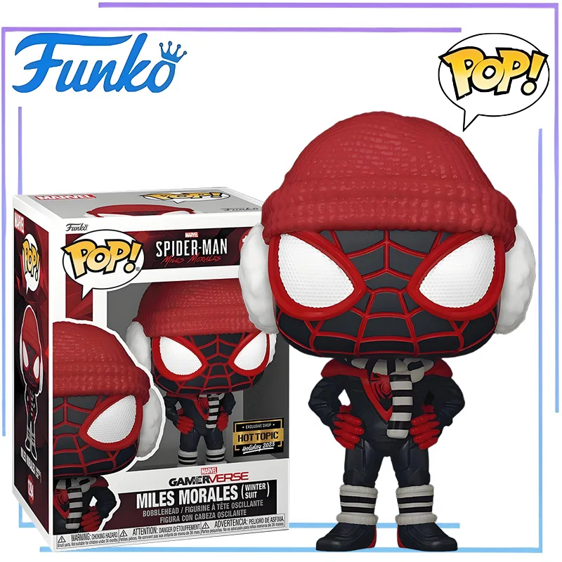 Genuine Edition FUNKO POP Marvel Captain America, Spider-Man, Miles Morales Film Anime Character Action Statue Collectible Model - Image 4