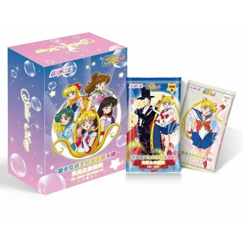 Genuine Sailor Moon Cards for Kids Rare Limited SSR Bishōjo Warrior Classic Anime Character Collection Flash Cards Toys Gift