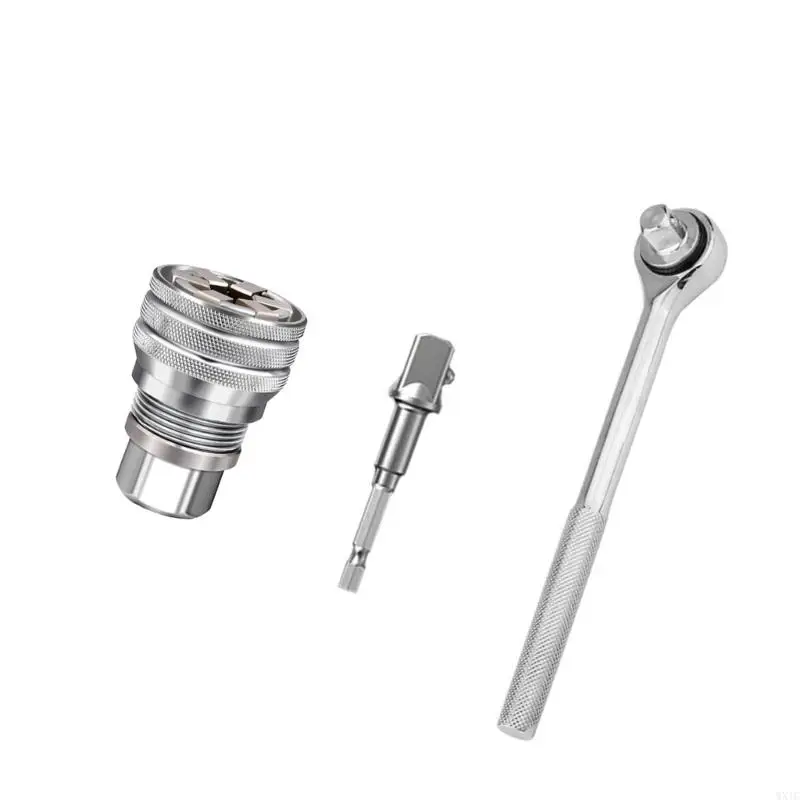 

WXTC Adjustable Universal Socket Wrench Grip Adapter 10-19mm Hexagonal Driver Tool