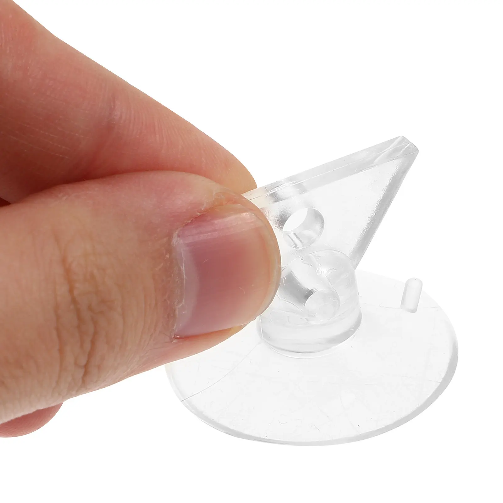 10Pcs Suction Cup Light Bulb Remover Tool for Triangle Handle Glass Bulbs High Ceiling Recessed Fixture Replacement Plastic