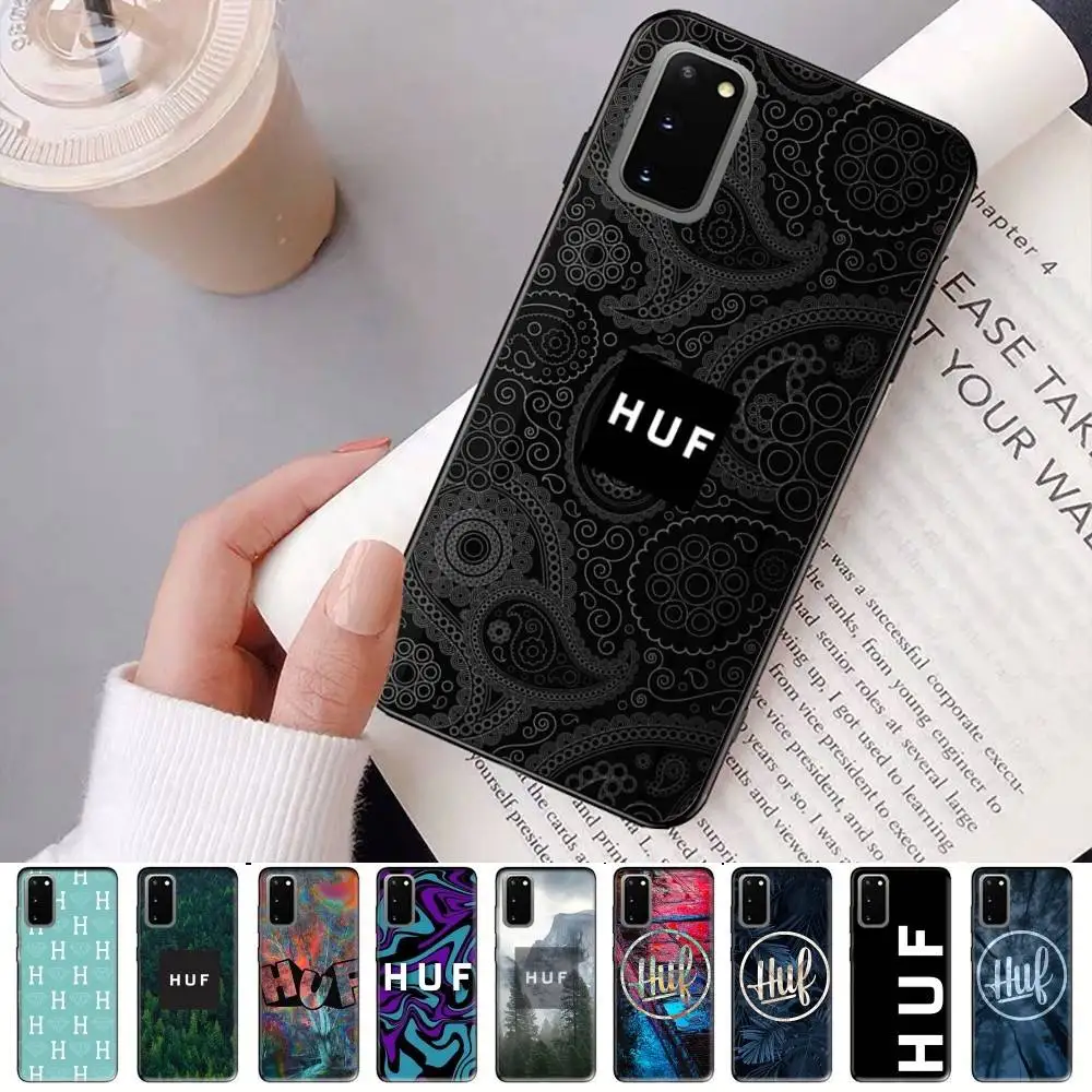 

Brand H-HUF Phone Case For Samsung S 24 Fe 25 Ultra Plus 20 Lite 21 30 22 23 24 22 Ultra 5G Fundas