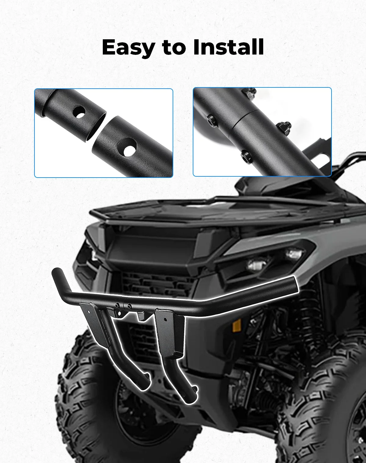 Amortecedor dianteiro KEMIMOTO compatível com Can-Am Outlander 500 700 2WD MAX XT DPS Outlander PRO XU 2023-2024 ATV # 715004952 Guarda