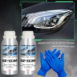 100ML Headlights Liquid Polymer Accessories For Vehicles Car Headlights Polishing Polymer To Restore Headlights