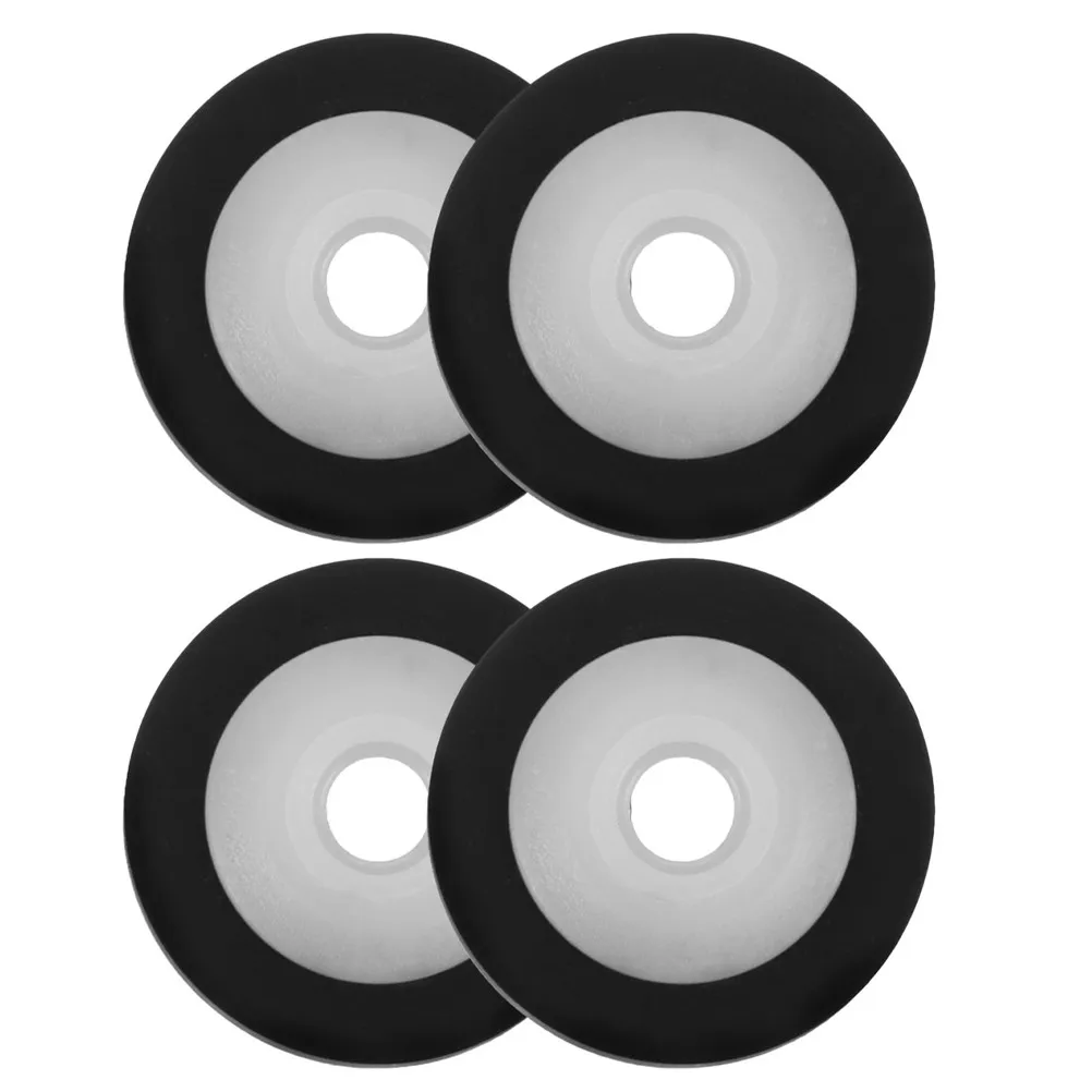 4Pcs Pinch Roller Cassette Rubber Pulley Bearing Wheel High Precision Replacement for Video Recorder Tape Player Repair