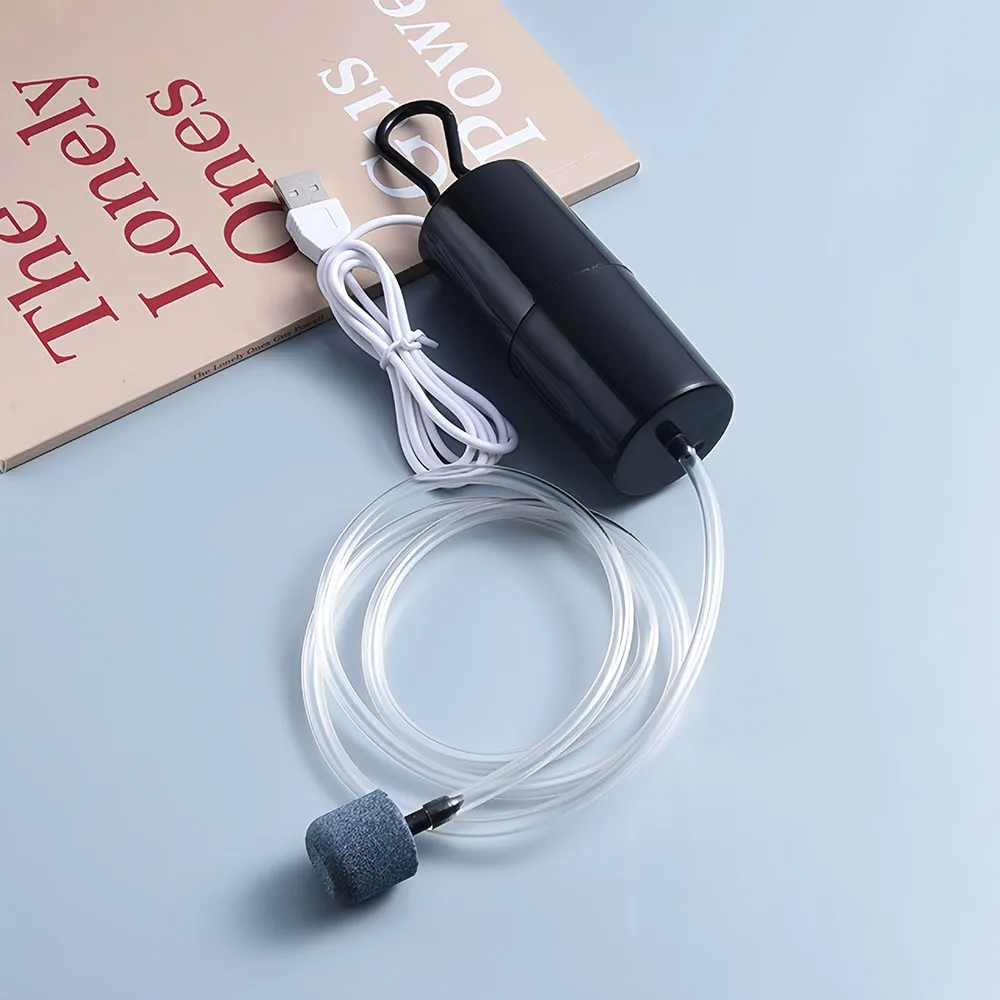 

1Set Aquarium Oxygen Air Pump Fish Tank USB Silent Air Compressor Aerator Portable Mini Small Oxygenator Aquarium Accessories