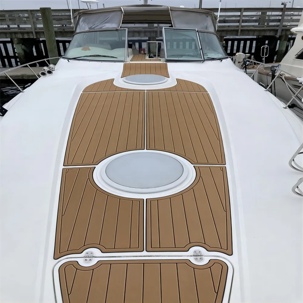 2004 Cruisers Yachts 320 Express Swim Platform Cockpit Boat EVA Teak Flooring marine equipment