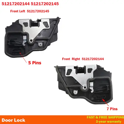 51217202144 51217202145 RHD 도어 잠금 액츄에이터 전면 왼쪽 오른쪽 BMW E90 E91 F30 F80 330d 325xi 316 320