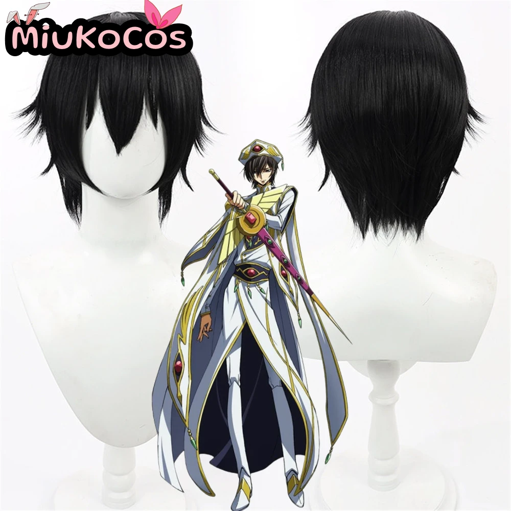 IN STOCK Lelouch vi Britannia Cosplay Wig MiukoCosplay Anime Code Geass Cosplay Wig