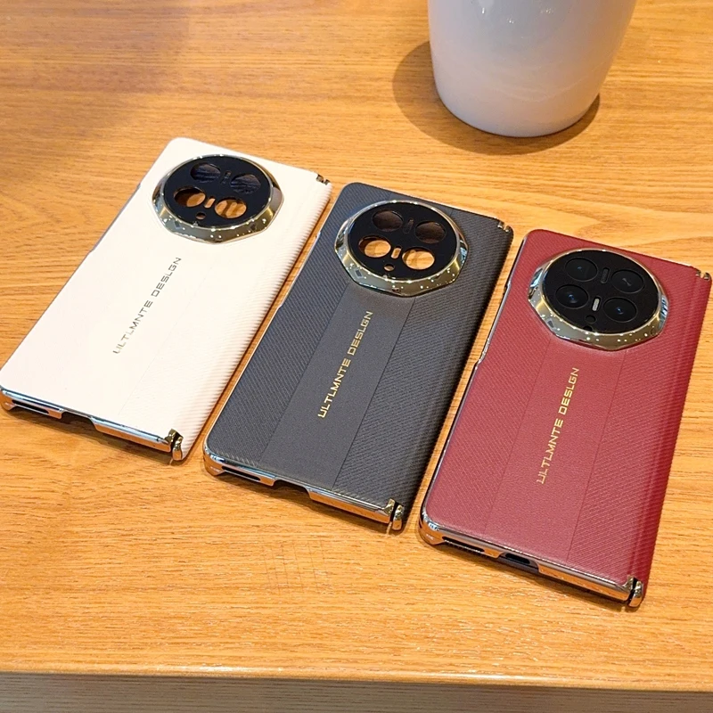 Etui na telefon Honor Magic V6 V5 z podwójną centralną osią, galwanizowaną fakturą, składane, odporne na wstrząsy i odciski palców. — zdjęcie produktu 6