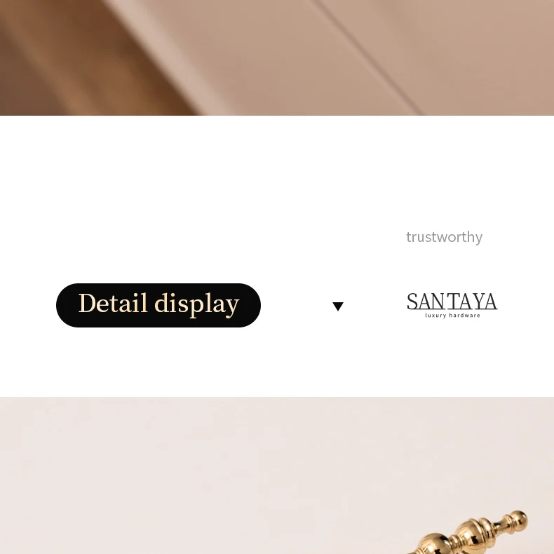 Bright gold PVD brass cabinet handle product image 13
