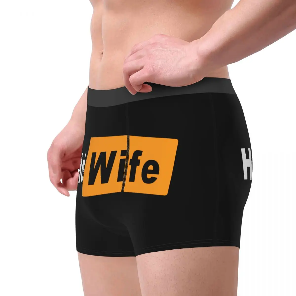カスタムホットワイフ下着男性通気性ボクサーブリーフショーツパンティーソフトパンツ男性用