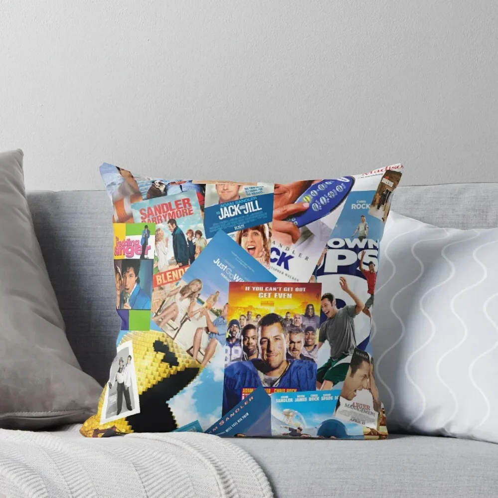 adam sandler collage Throw Pillow Decorative Cushion Cover ornamental pillows for living room Pillow