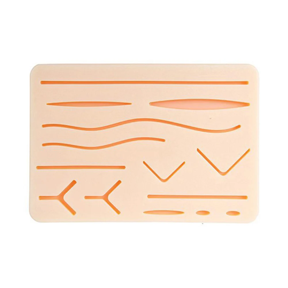 Suture Practice Fake Skin Module Reusable Lifelike Suture Practice Skin Mat Medical Suture Teaching Gadgets Accessories