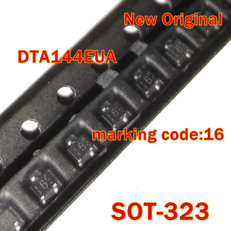 Nieuwe En Originele Dta144eua Sot323 100ma 50V Pnp Digitale Transistors Markering Code 16