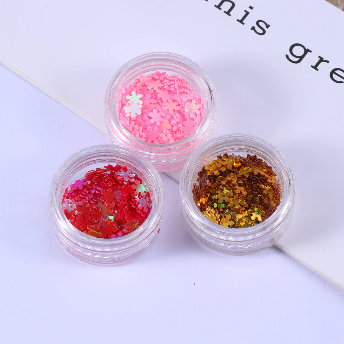 Autocollants pour ongles à paillettes brillantes, 12 pièces, Design de neige, Kit décoratif d'art pour femmes, faux ongles