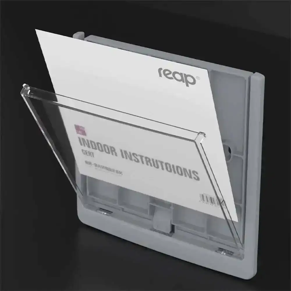5pcs 149*64mm Office Business Door Sign Holder | Plastic Wall Mount Name Plate Holder, Flat Sign Holder Reusable
