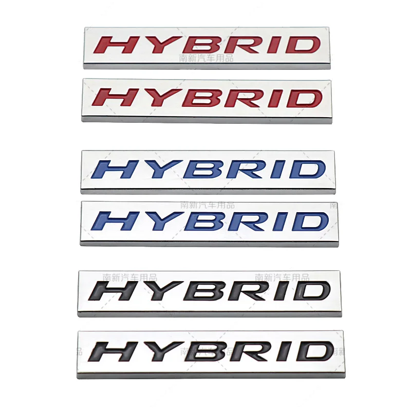 

3D Metal HYBRID Emblem Badge Car Sticker For Toyota Camry Prius Vista Crown Corolla Land Cruiser Caldina Hilux Prado Yatour Venz
