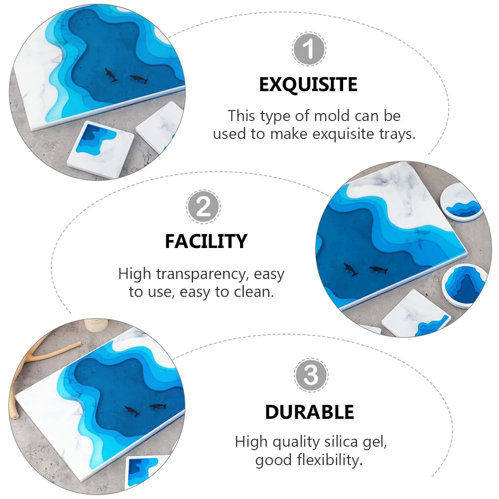 

1pc Silicone Tray Mold Drop-Shaped Resin Craft Molds For Epoxy Casting Flexible Diy Making Accessories Handmade Jewelry Tool