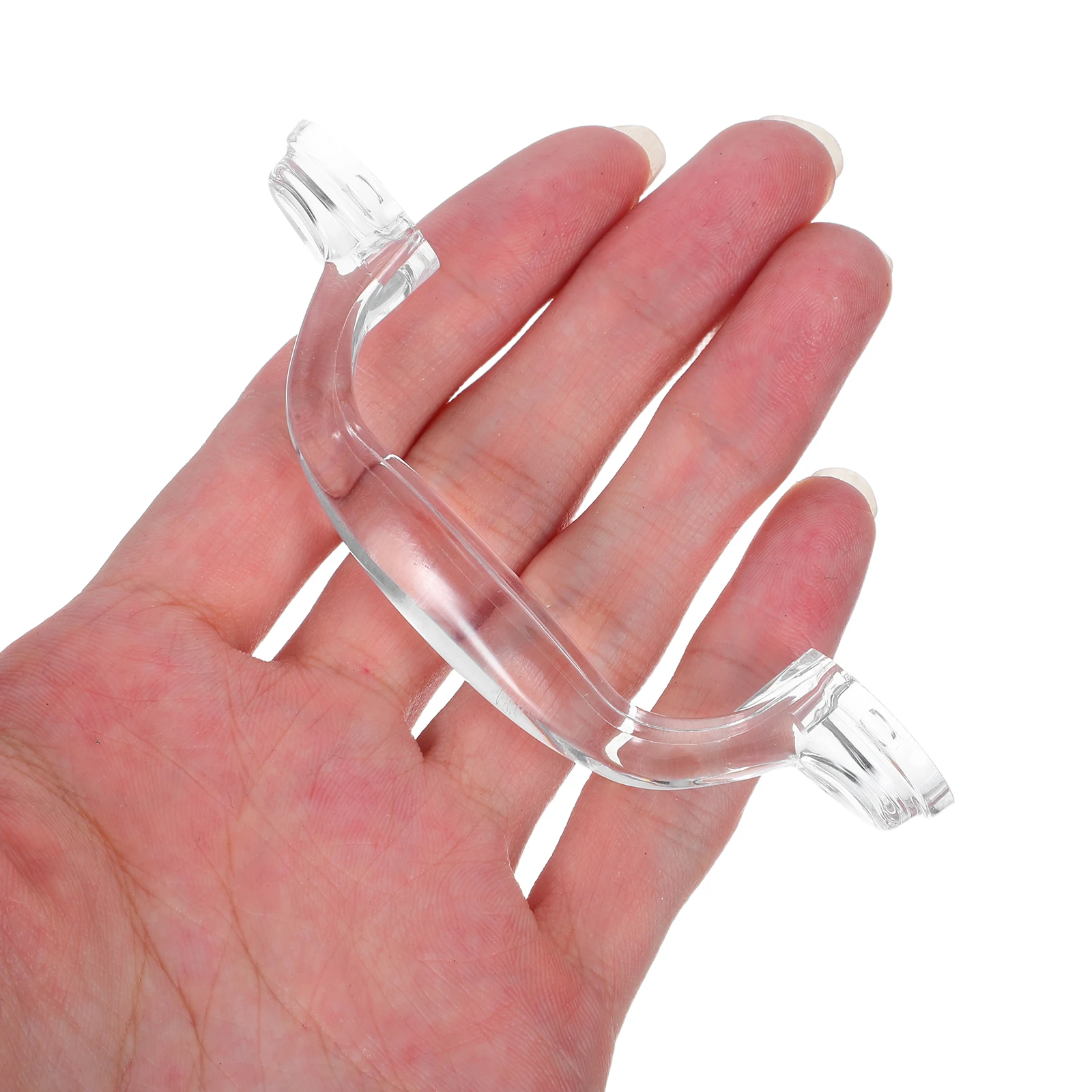 

6pcs Clear Crystal Drawer Pulls Self-Adhesive Transparent Cabinet Handles For Kitchen Wardrobe Dresser Furniture Replacement