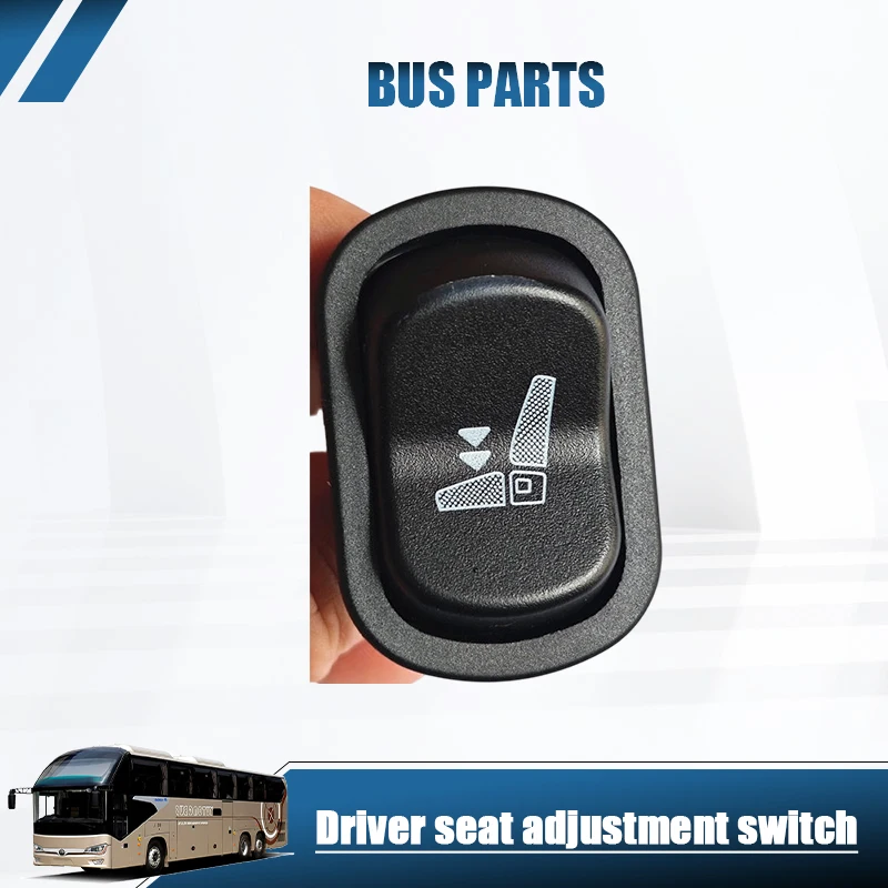 NEW Driver Seat Height Adjustment Switch, Seat Up/Down Switch for Yutong, Zhongtong, Higer, King Long Buses and Minibuses