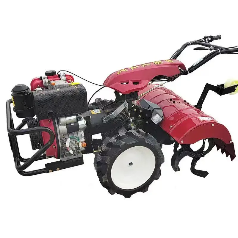 Self-propelled direct connection micro-tiller diesel gasoline trenching soil tillage backfilling weeding