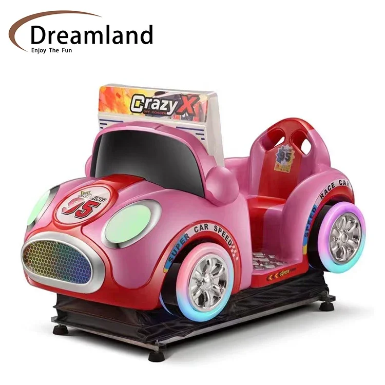 Dreamland 어린이용 3D 대화형 고 카트, 고화질 어린이 놀이기구, 동전으로 작동하는 자동차 흔들 기계, MP5, 2024 신제품