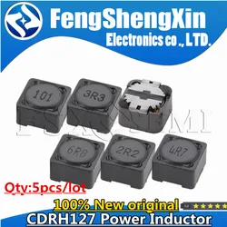 5pcs CD127 CDRH SMD Power Inductor 12*12*7MM 3.3/4.7/6.8/8.2/10/12/15/18/22/27/33/39/47/68/82/100/120/220/330/470/560/680/1000UH