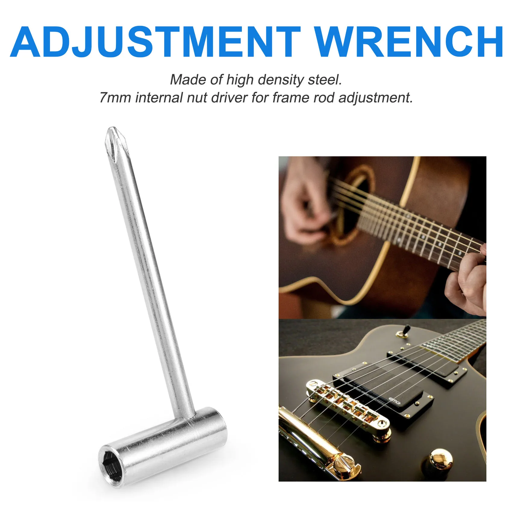 New 1 Piece Taylor Guitar Truss Rod Wrench Tool 6.35MM Steel 1/4 inch Cross Screwdriver Guitar Accessories and Parts