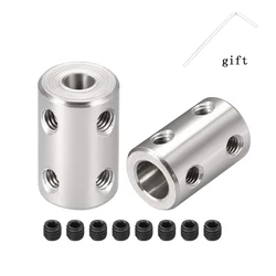 1PC D14L22 45#Steel Rigid Shaft Coupling Coupler Motor Transmission Connector Sleeve CNC 3D Print Part 4mm/5mm/6mm/8mm Connector