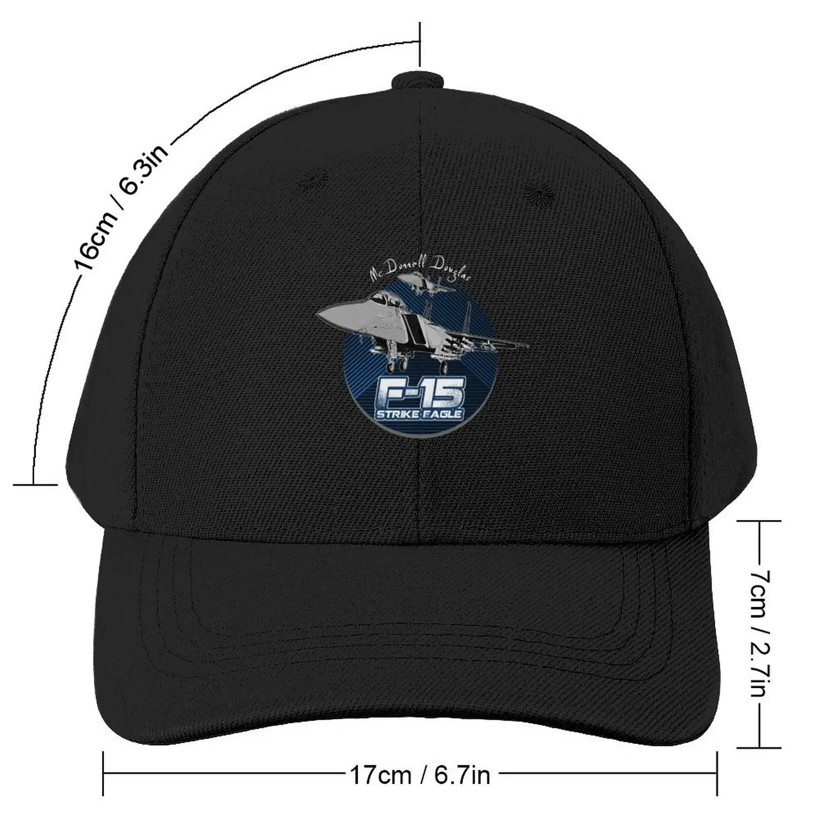 McDonell Douglas F-15 Eagle Strike Fighterjet Aircraft Baseball Cap Brand Man cap Streetwear Rugby Women Hats Men's