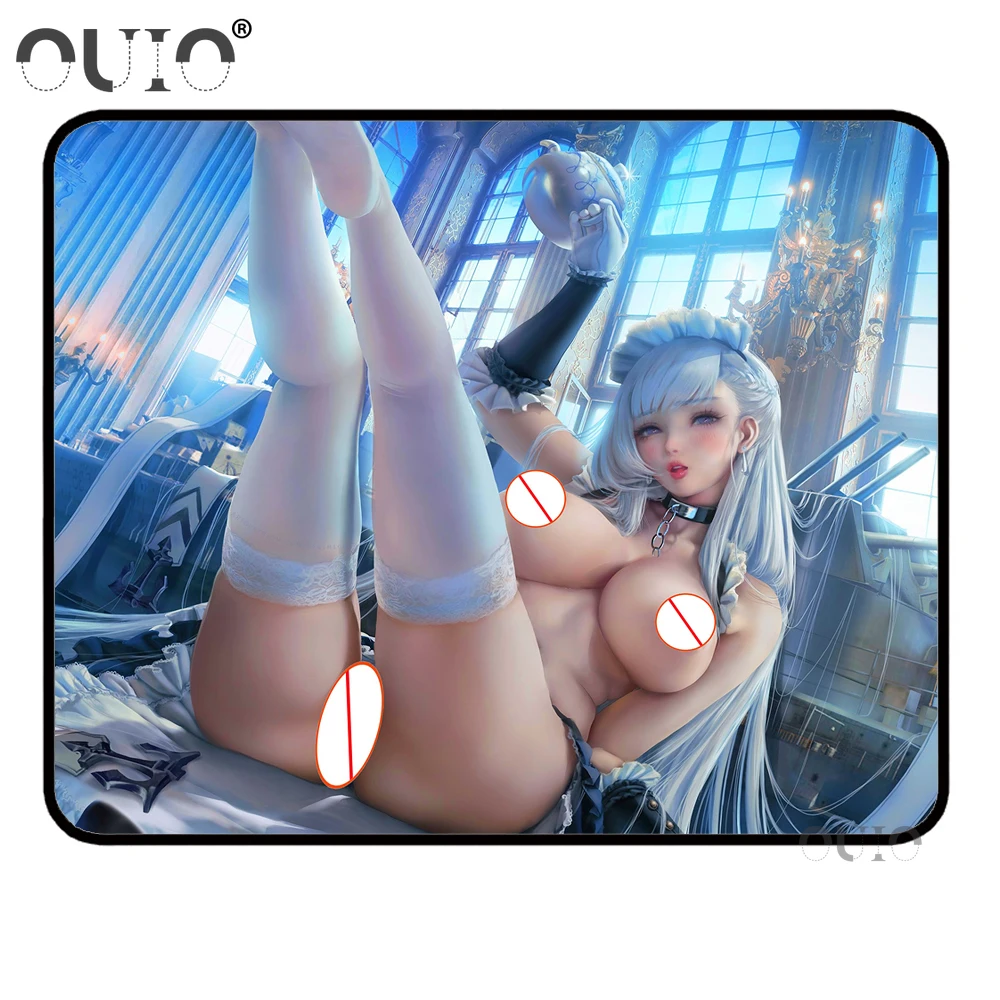 Re:Zero Anime Sexy Naked Girls Mousepad Big Tits Big Ass Small Mouse Pad Computer Gamer Desk Mat Office Desk Pad with Lock Edge