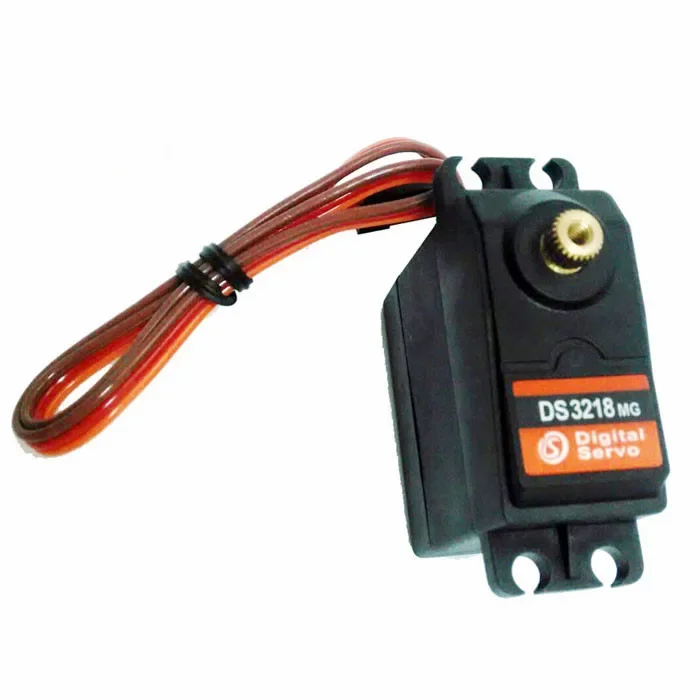 Ramię manipulatora z metalowymi pazurami 2 DOF do akcesoriów robota z przekładnią kierowniczą MG996R DIY