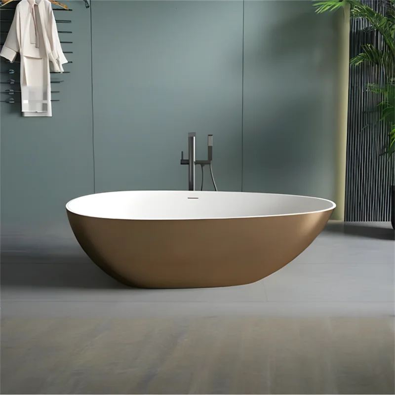 

Современная отдельно стоящая ванна из искусственного камня для душа в помещении/на открытом воздухе/спальни/ванной комнаты/отеля/ванной комнаты, аксессуар для слива