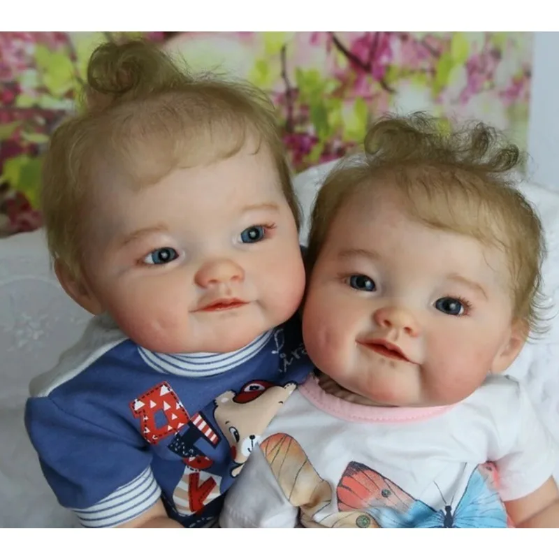 

21inch Reborn Kit Naomi Unpainted Unfinished Doll Parts with Body Cloth and Eyes