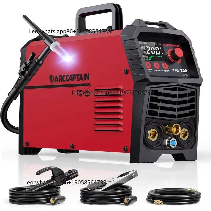 TIG200 200A TIG Welder 110V/220V Dual Voltage 2T/4T 2 in 1 Multiprocess TIG Welding Machine