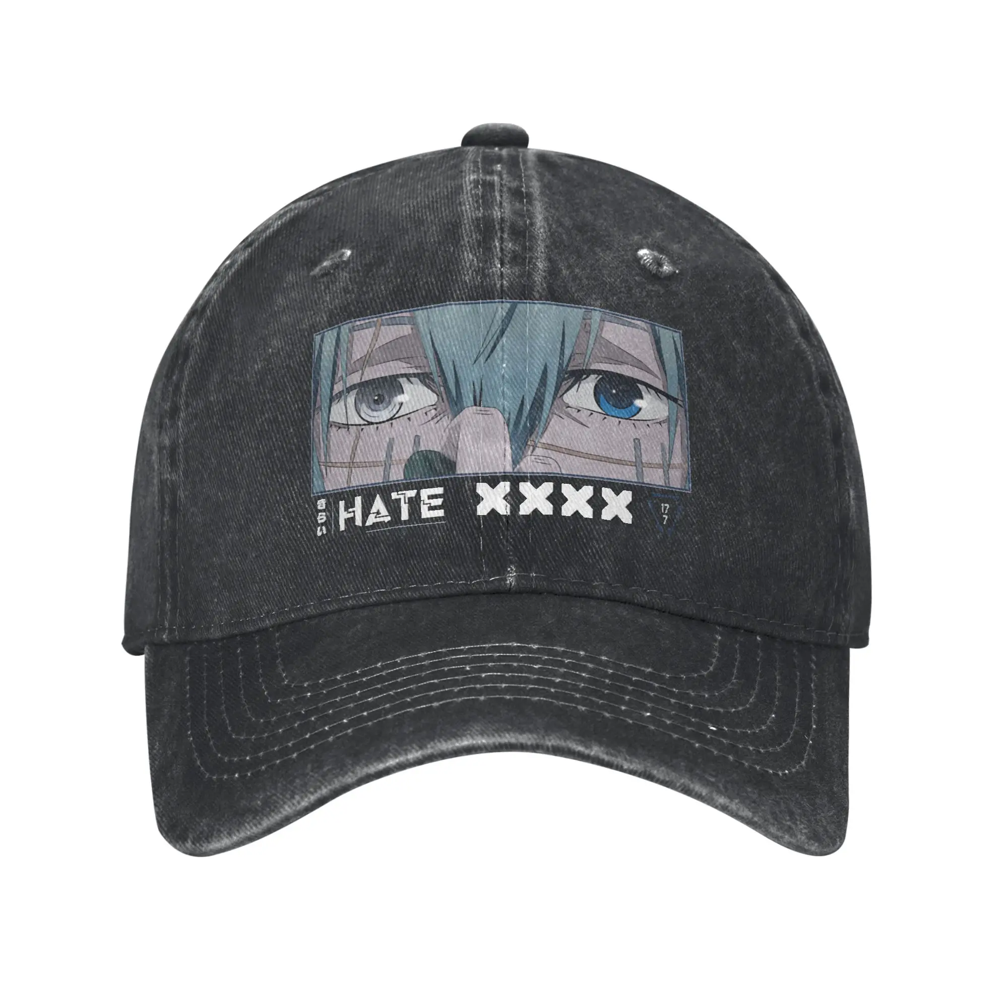 Hate Anime Eyes Japanese Cozy Anime Style Fashion Baseball Cap  Aesthetic Hats For Women  Shopping Hats For Women
