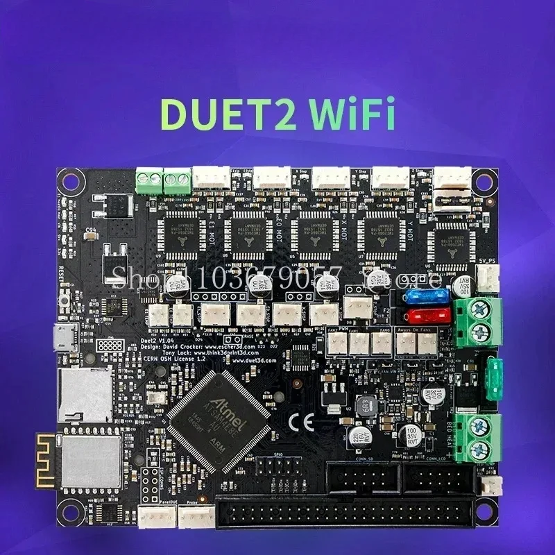 Makerbase MKS Duet2 WiFi printer 3D motherboard duex5 layar 4,3 7,0 inci