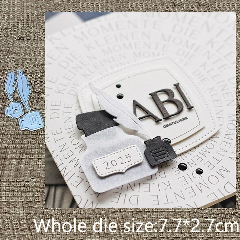 XLDesign Craft Metall-Schablonenform, Stanzform, Tinte, Dekoration, Sammelalbum, gestanzt, Album, Papier, Karte, Basteln, Prägen