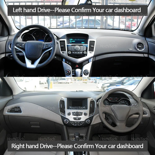 Imagen 2 del producto Cubierta de tablero para Chevrolet Cruze Holden Cruze J300 2008-2015 MK1, alfombrilla antisuciedad, parasol, protección, accesorios para coche