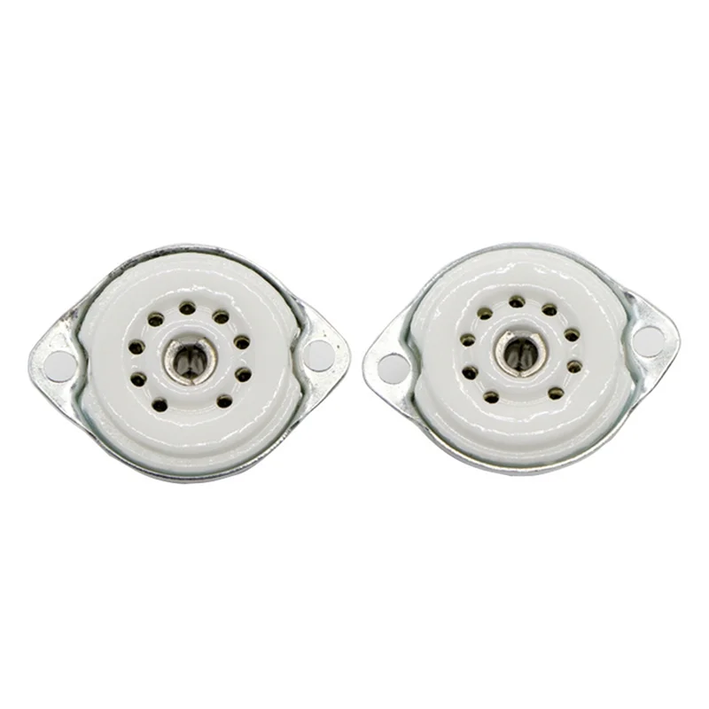 ABMF-真空管シャーシマウント 9Pin ソケットベース 10 個 12AX7 ECC82 6922 EL84 6DJ8 12AU7 12AT7 オーディオギター管