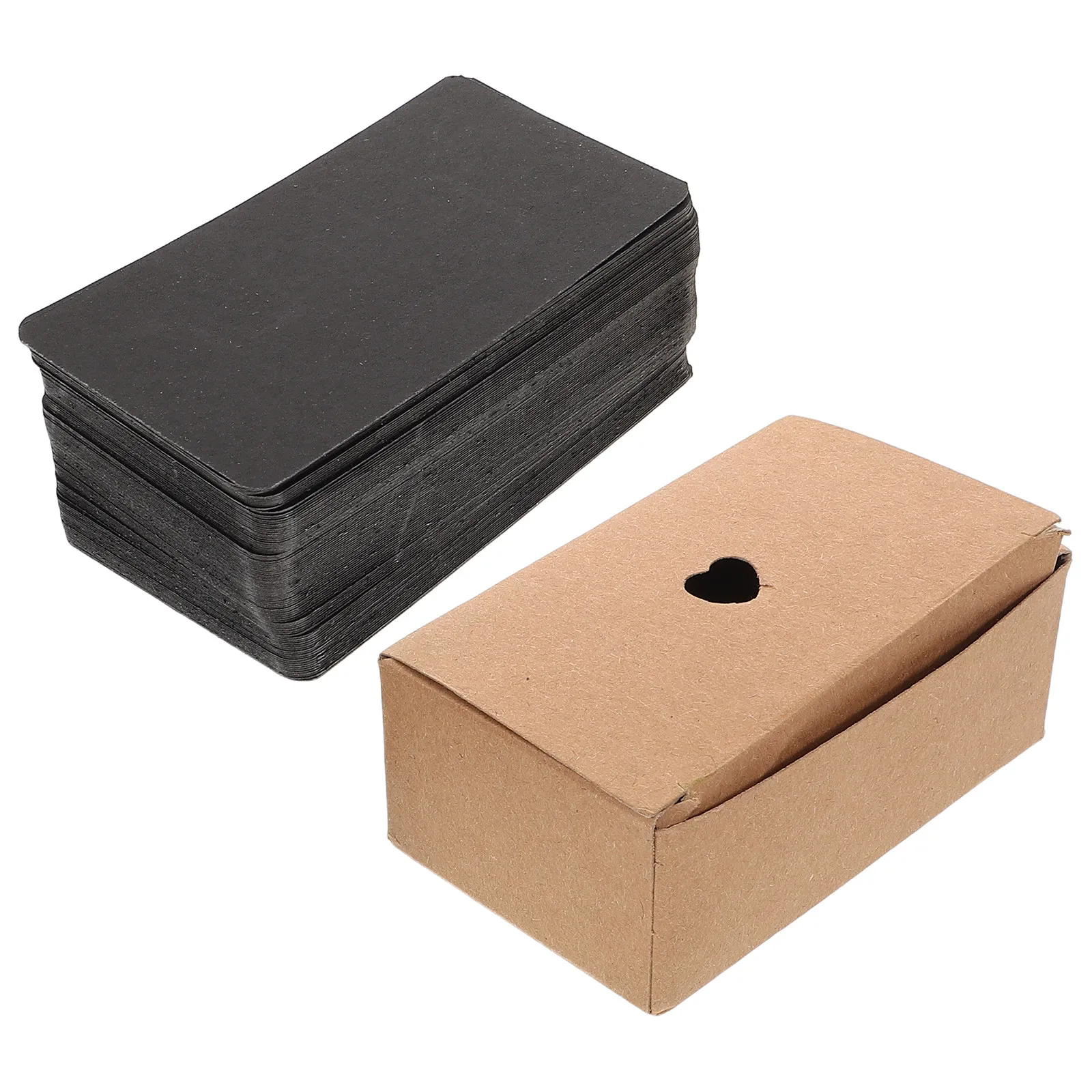Paper Cards Blank Business Halloween Christmas Black Note Cards Black Craft Cards Black Playing Cards Black Poker Cards 100Pcs