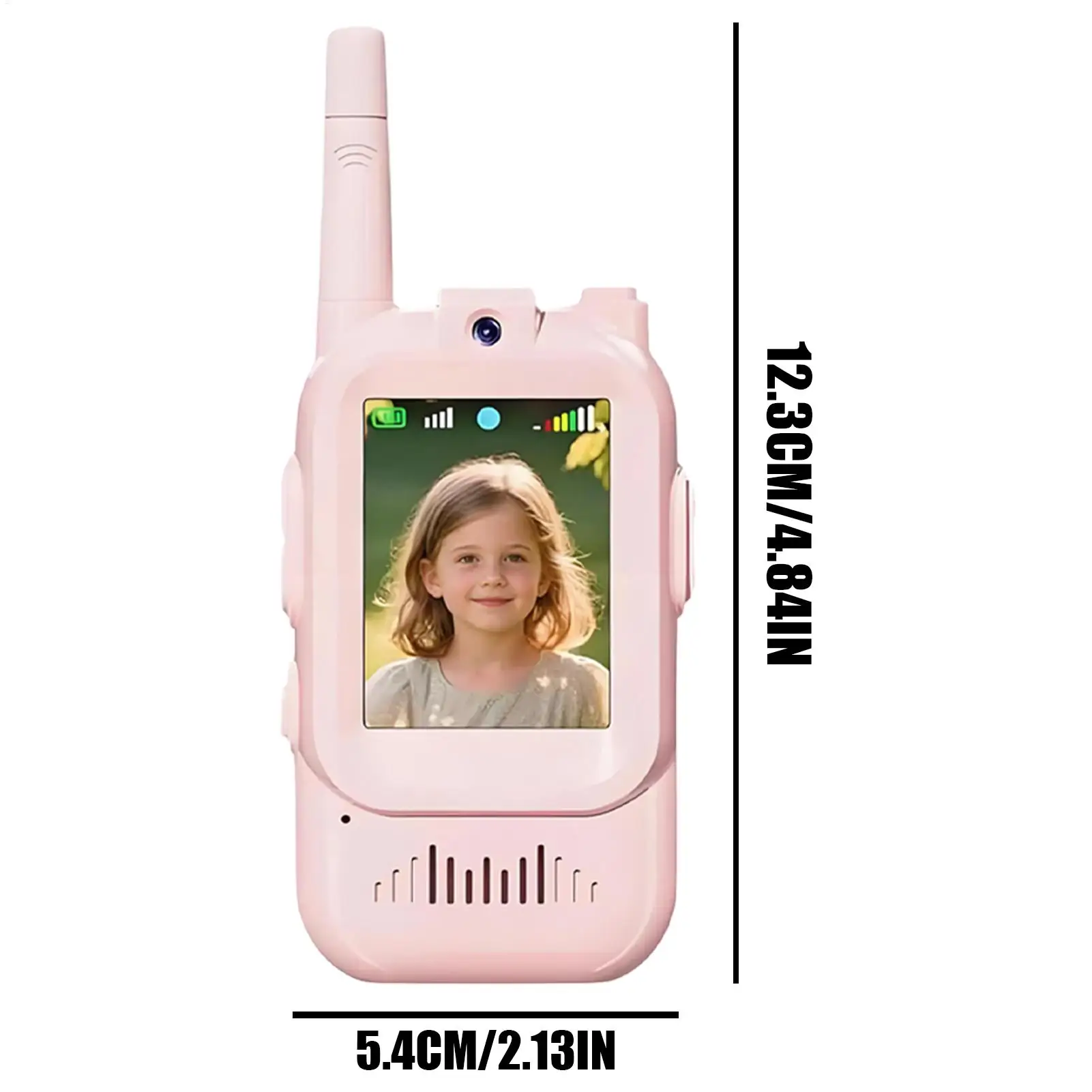 Video per bambini Walkie Talkie Radio bidirezionale Citofono Giocattolo Schermo HD Cambia voce 4 modalità Giocattoli di comunicazione wireless per ragazzi e ragazze