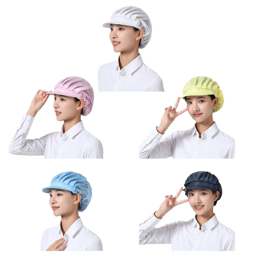 Anti-Static Fabric Chef Hat para Culinária, tecido elegante, não é Pilling e não é facilmente limpo