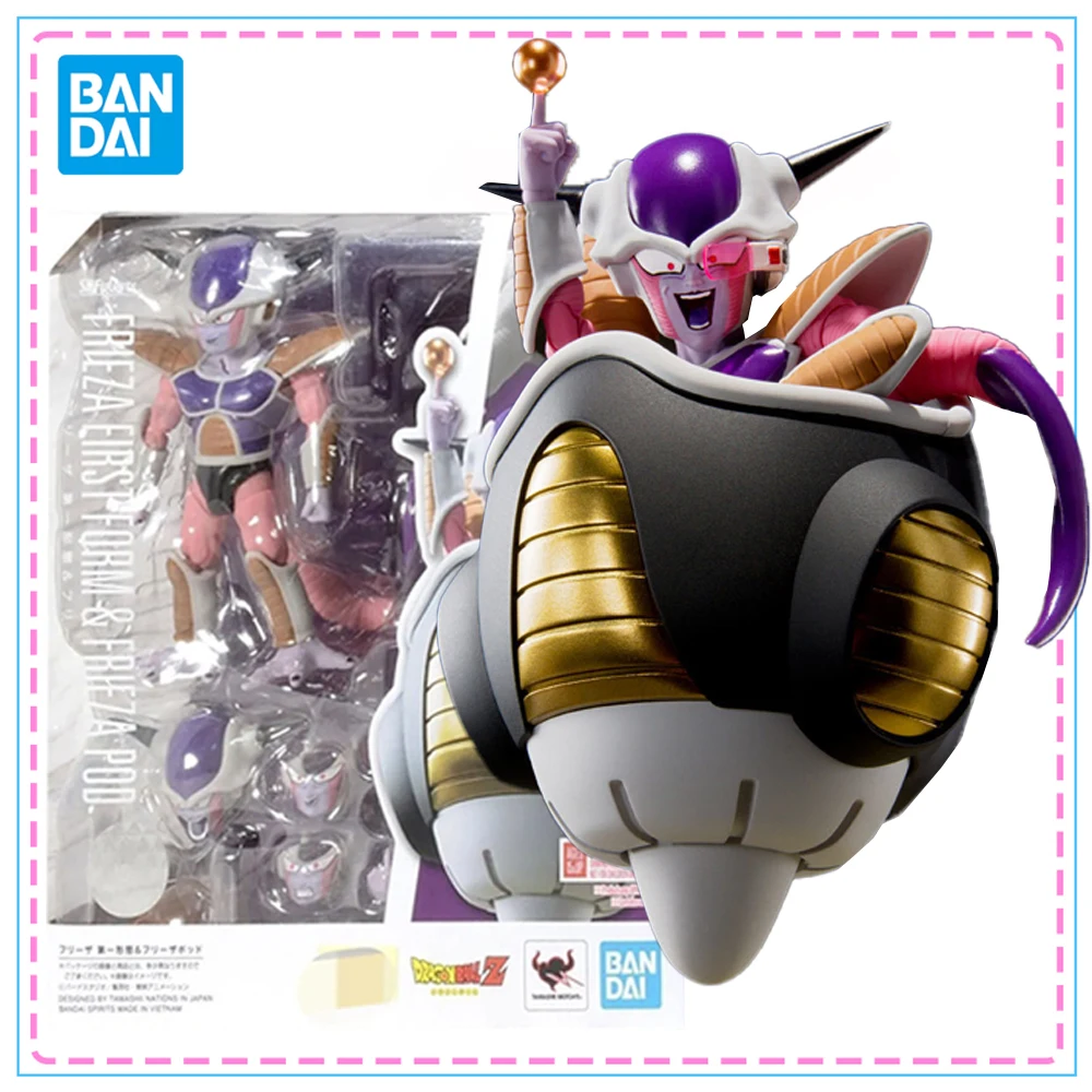 

Bandai S.H.Figuarts Dragon Ball Frieza First Form & Frieza Pod Action Figure Genuine SHF Model Kit Collection Model Toys Gifts
