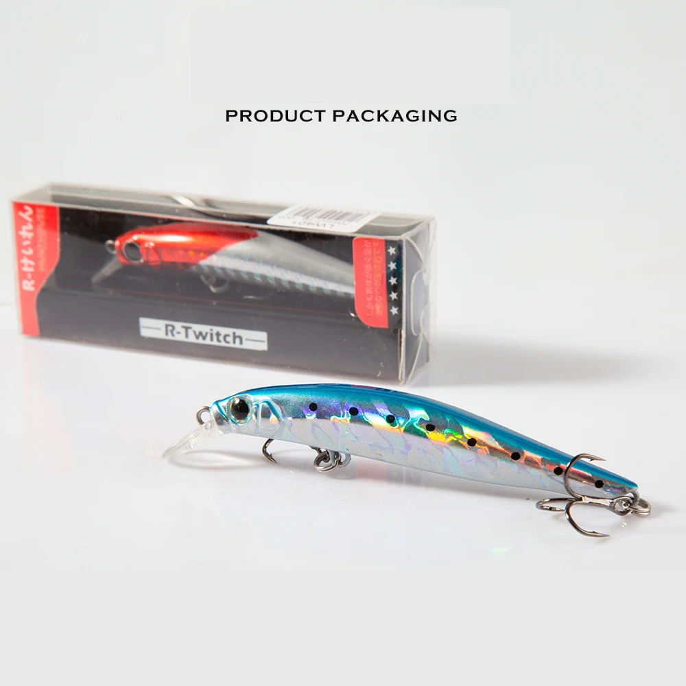 Hunthouse الفنان أسماك الصيد إغراء 80 مللي متر 8.5 جرام الصيد البحري غرق الطعوم Jerkbait Wobblers تويتش عمل لسمك السلمون المرقط باس LW401