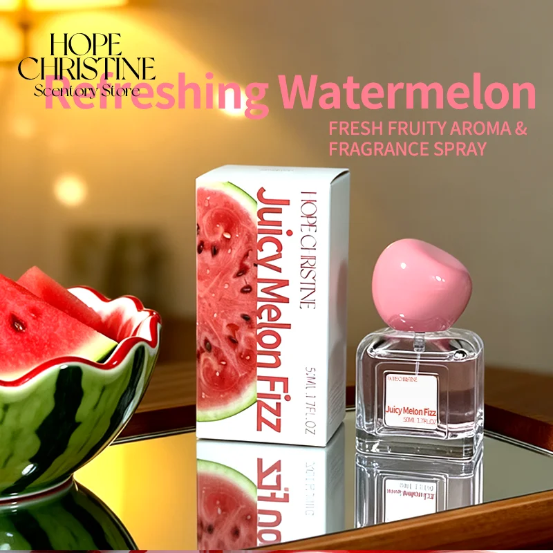 

HOPE CHRISTINE Juicy Watermelon Fragrance Summer Fresh Watery Fruit Perfume Long Lasting EDP Women Natural Melon Body Scent
