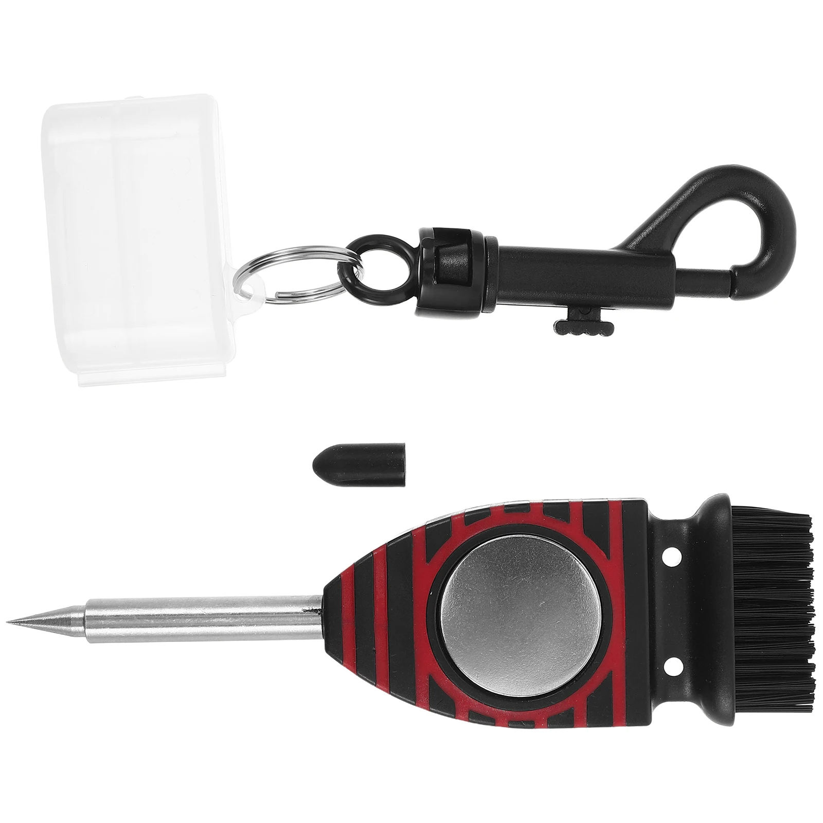 

Golf Cleaning Brush Stainless Steel Groove Cleaner Ergonomic Handle Essential Golf Club Maintenance Tool Portable Reusable