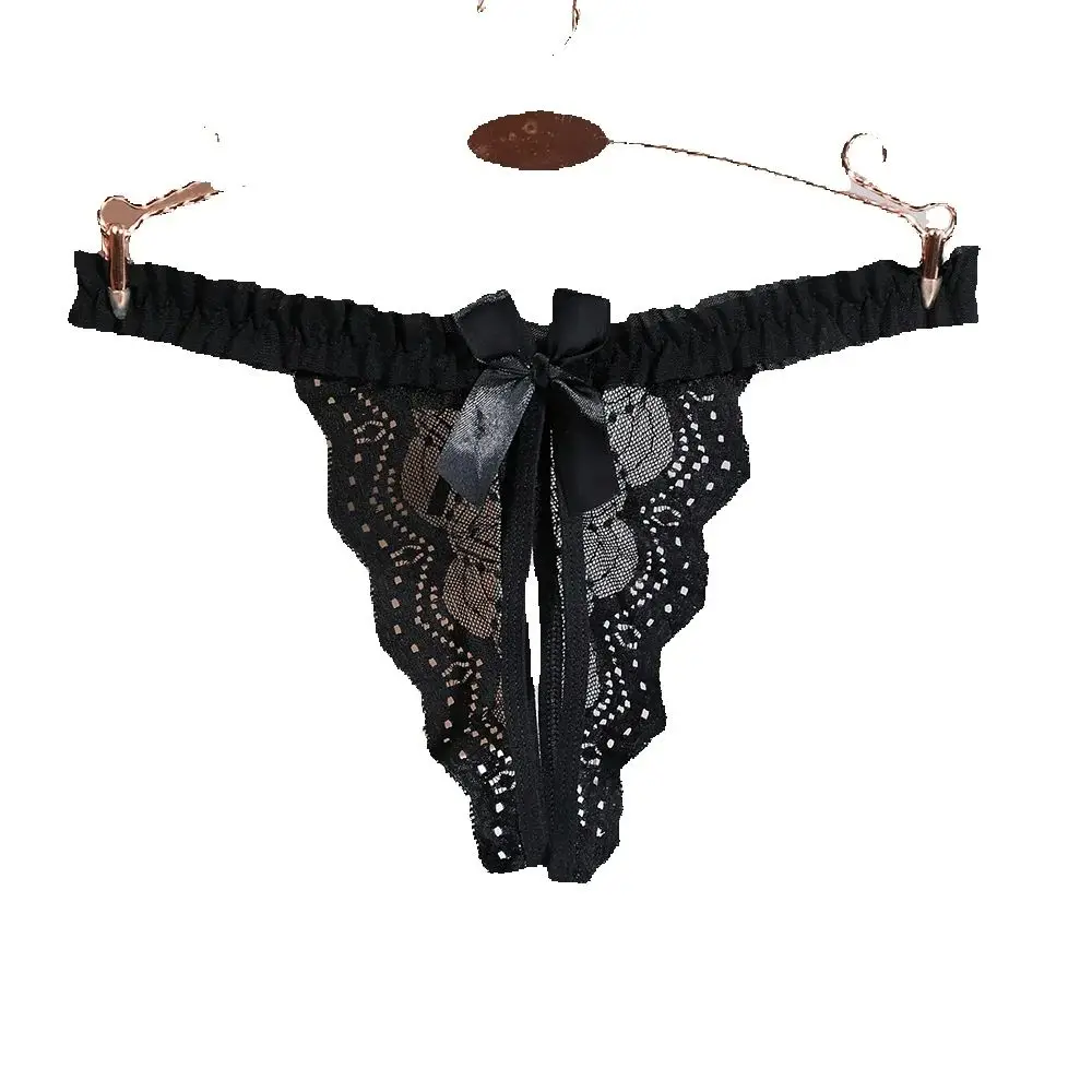

Women's panties Women's thongThong Sexy Lace Bowknot For Women Personality Panties Hotwife female lingerie