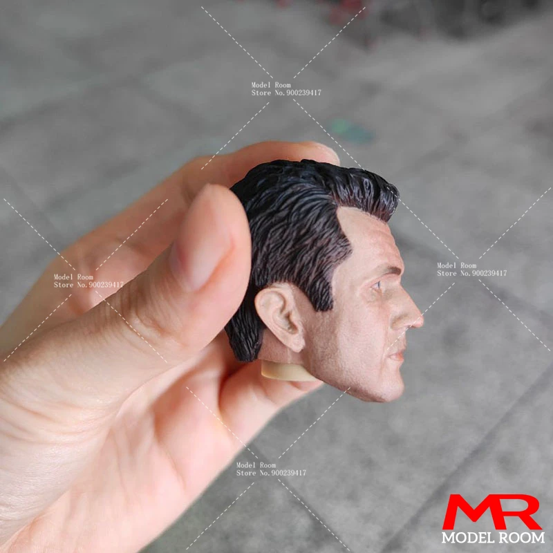 Sculpture de tête de soldat Martin Mel Gibson, corps de figurine en PVC, modèle masculin mis en œuvre, ajustement 12 ", échelle 1/6