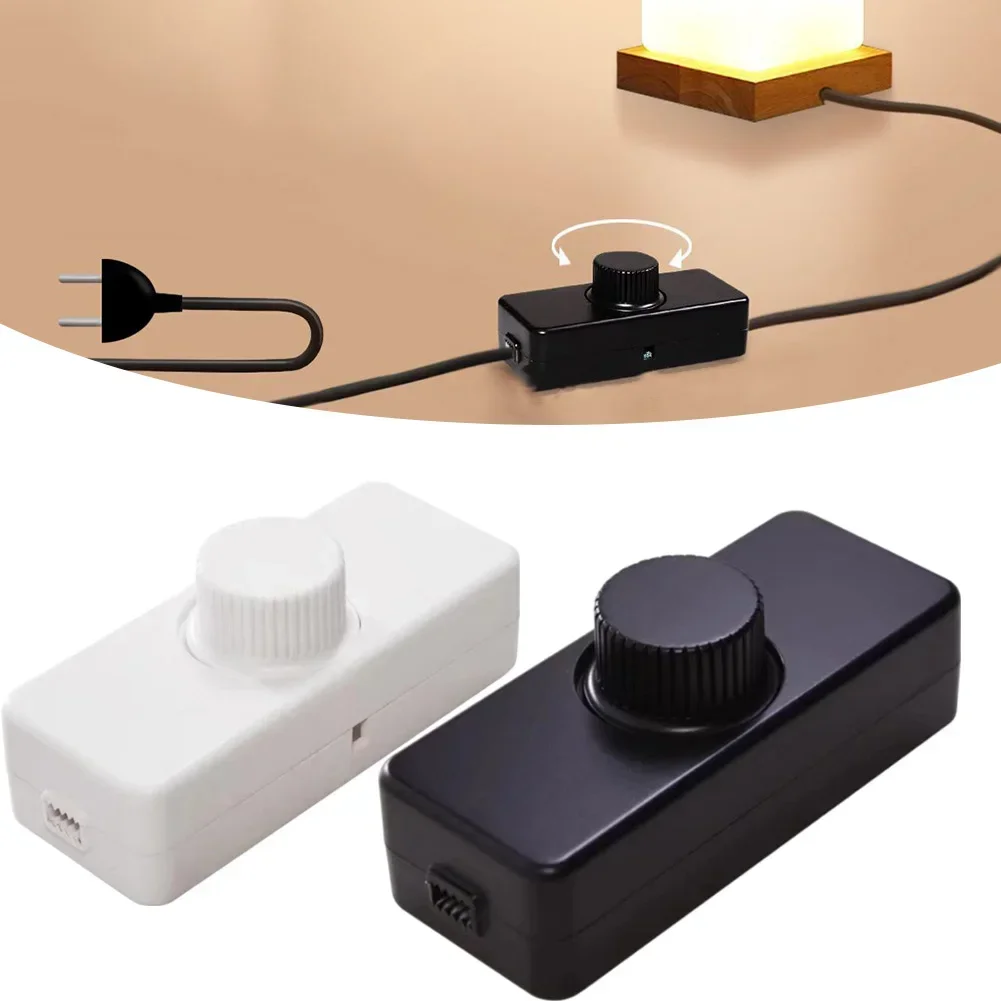 Dimmer Rotated Switch Smooth Flicker-free Back-cut Dimmer 220V Thyristor Dimmer For Home Table Lamp Light Adjustment